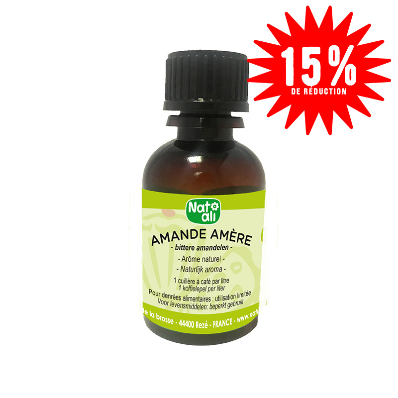 Arôme Naturel Amandes Amères Non Bio 30ml