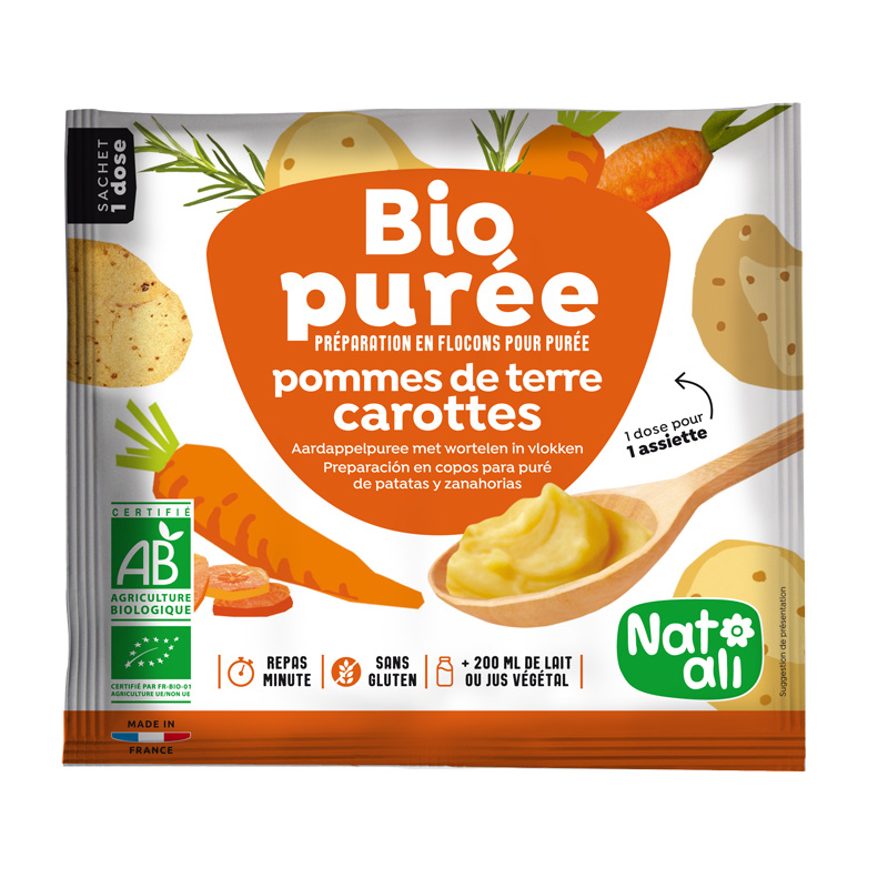 Purée de noisette Bio pour lait végétal