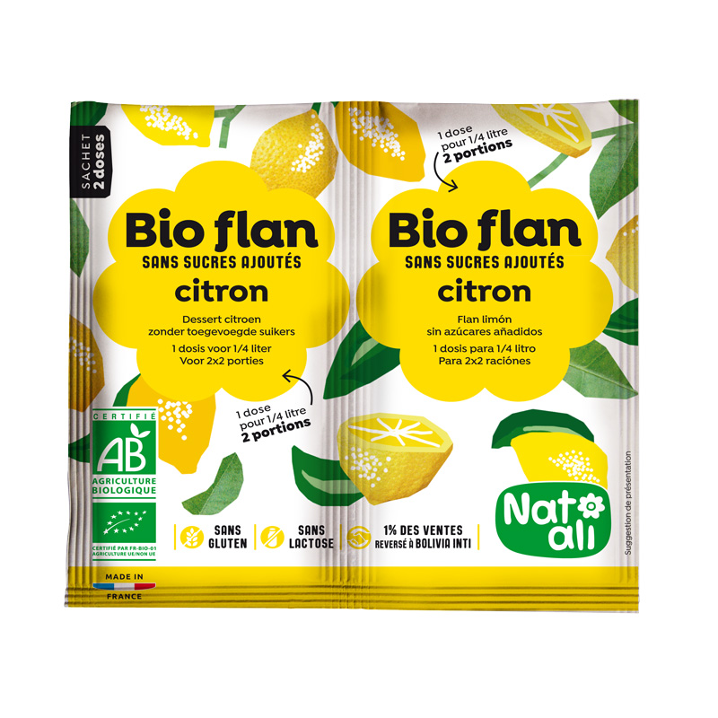 Bio-Flan Citron bio