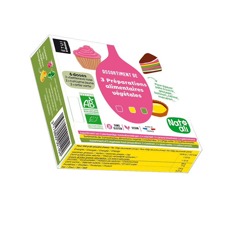 Colorant alimentaire Bio - La Fourche