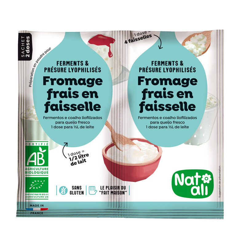 Ferment pour faisselle et fromage frais PLAISANCE BIO, 12g - Super U, Hyper  U, U Express 