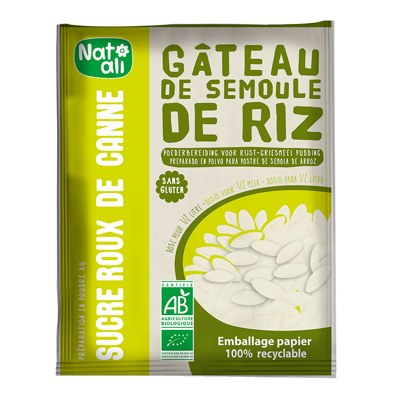 Gâteau de Semoule de Riz Bio