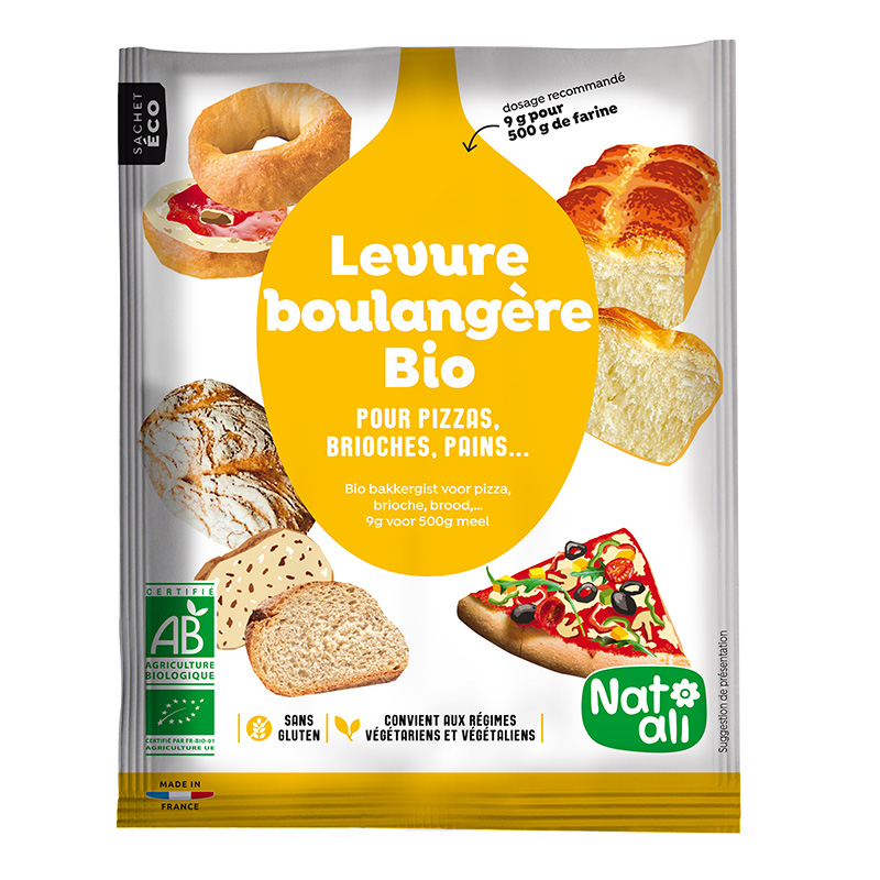 Levure boulangère - Lot de 3 x 9g, Culinat