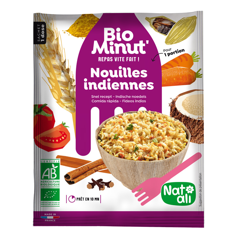 Biominut' Nouilles Indiennes