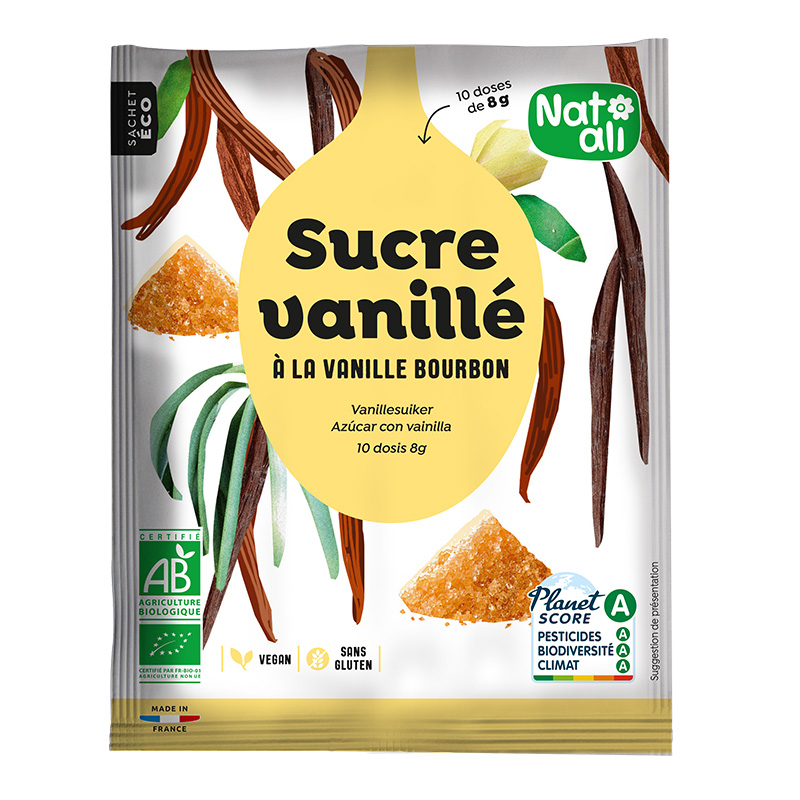 Sucre Vanillé 80g bio