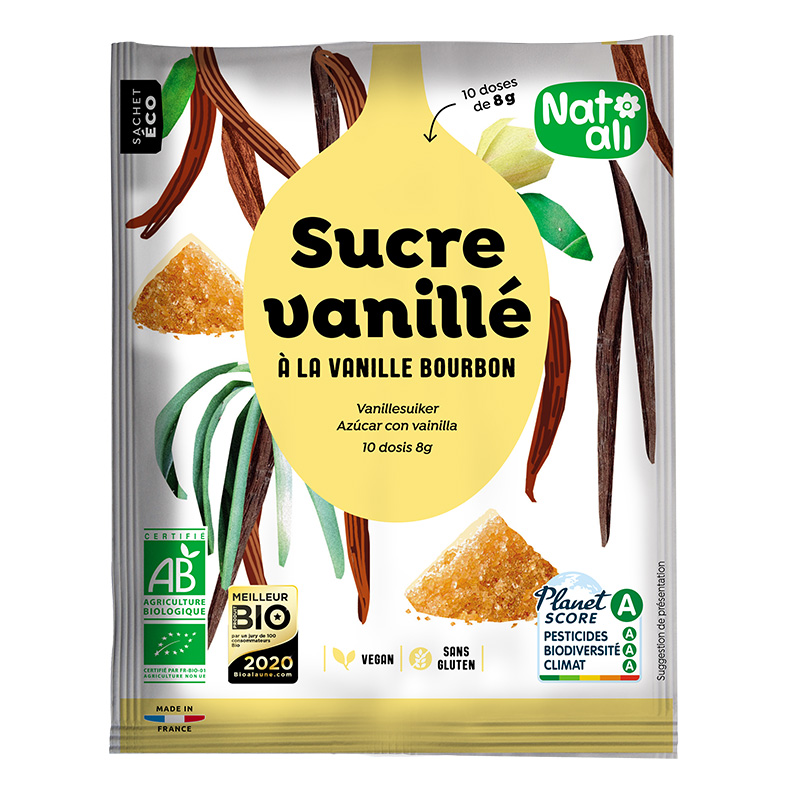 Sucre Vanillé 80g bio