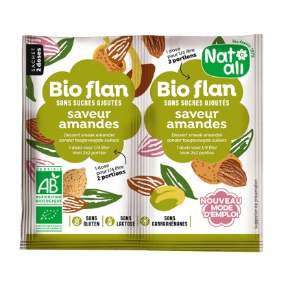 Préparation en poudre pour entremets amandes sans sucres ajoutés - sachet 2x3.5g