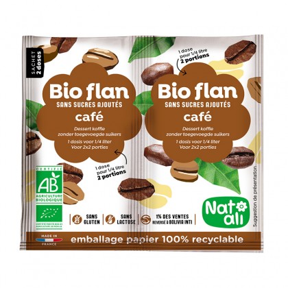Préparation en poudre pour entremets café sans sucres ajoutés - sachet 2x5g
